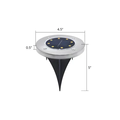 Metal Ground Mount Waterproof Solar Landscape Lighting Image - 4