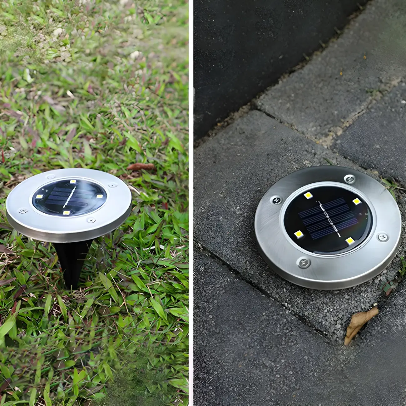 Metal Ground Mount Waterproof Solar Landscape Lighting Image - 3