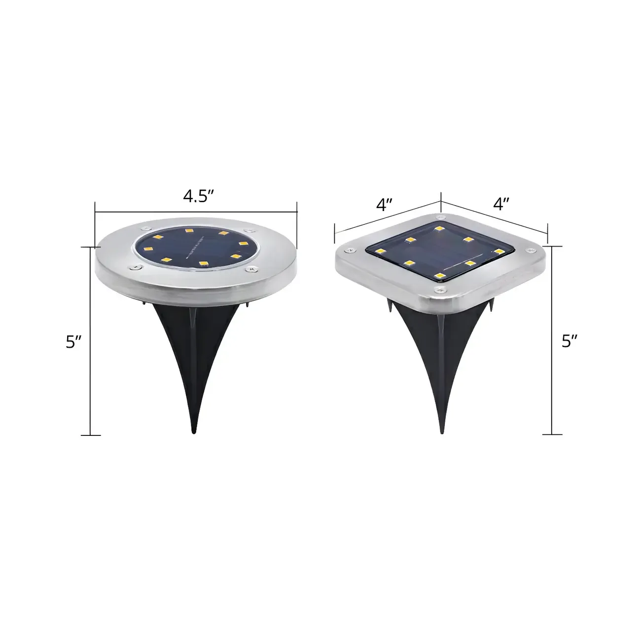 Metal Ground Mount Waterproof Solar Landscape Lighting Image - 5