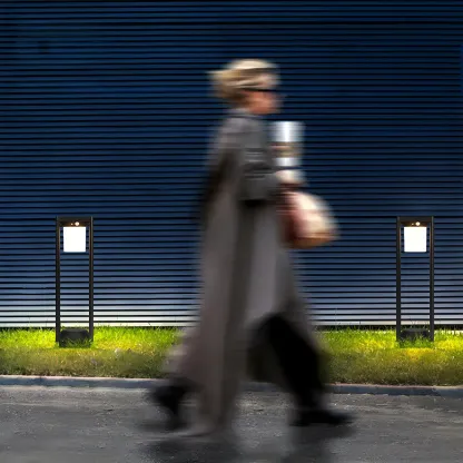 Contemporary Metal Black Open Landscape Lighting Image - 4