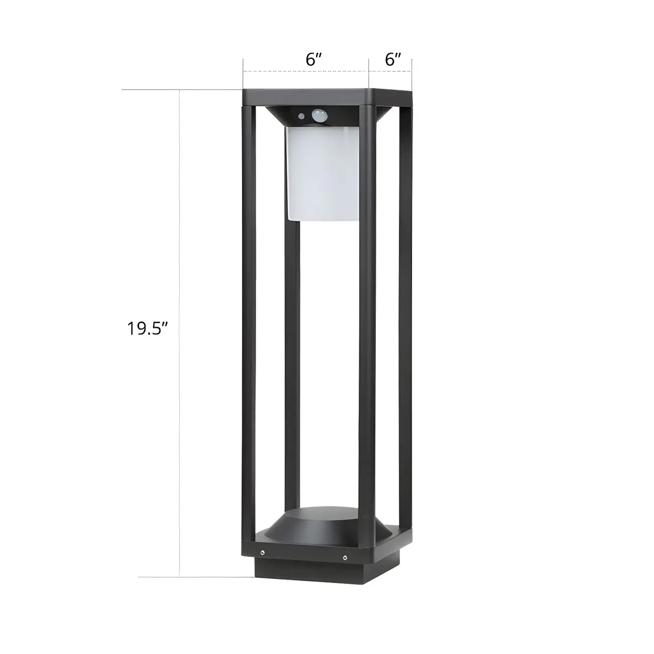 Contemporary Metal Black Open Landscape Lighting Image - 6