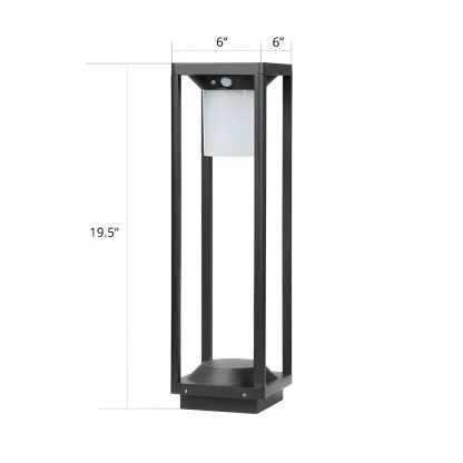 Contemporary Metal Black Open Landscape Lighting Image - 6