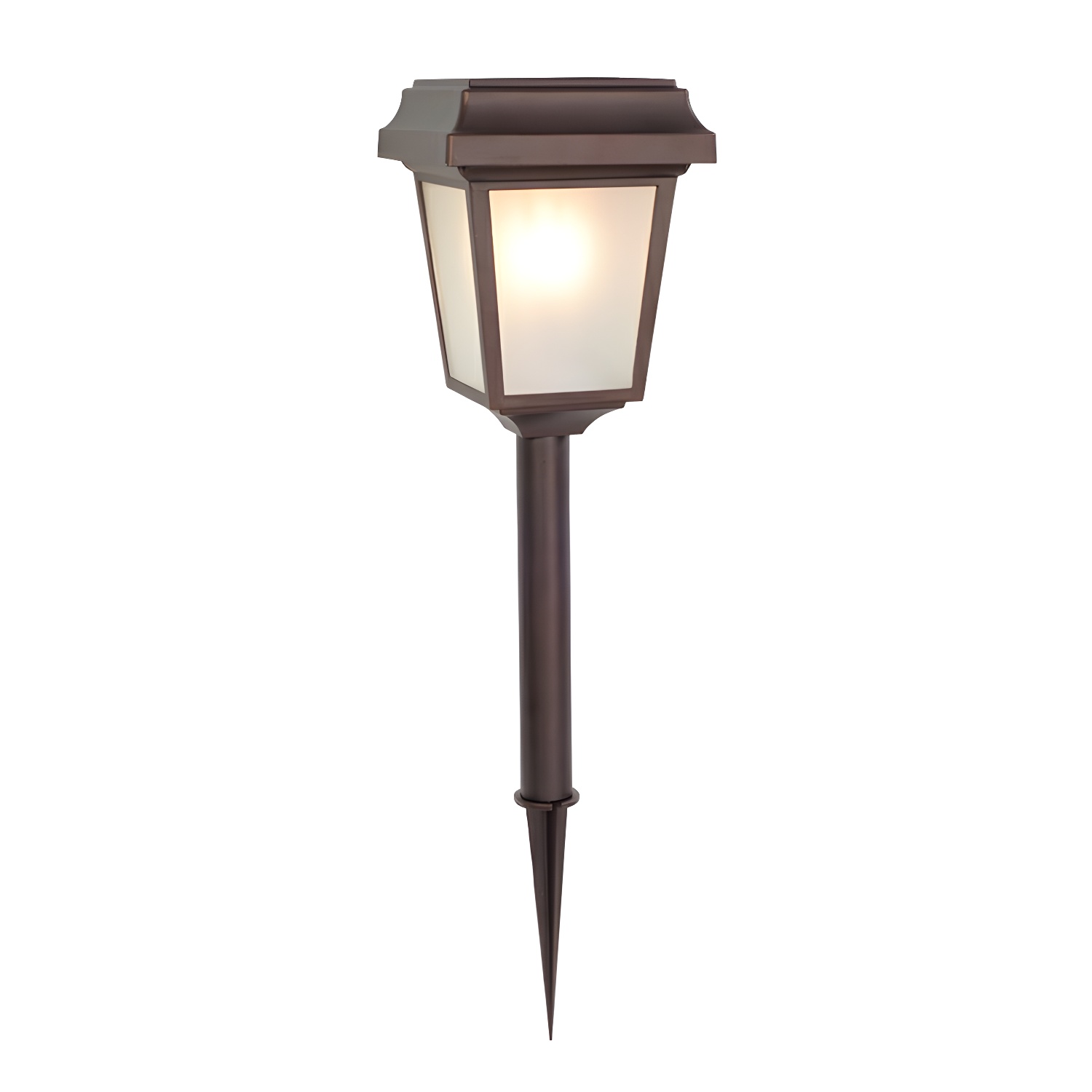 Trapezoidal Stake Metal Solar Landscape Lighting | homeyfad