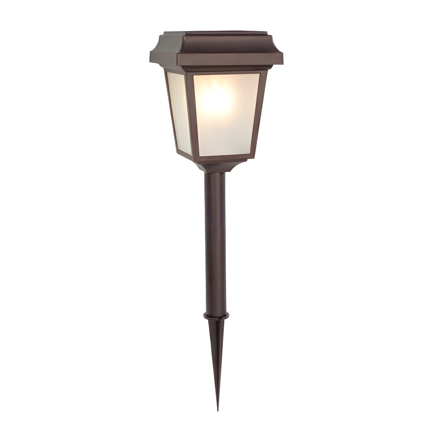 Trapezoidal Stake Metal Solar Landscape Lighting