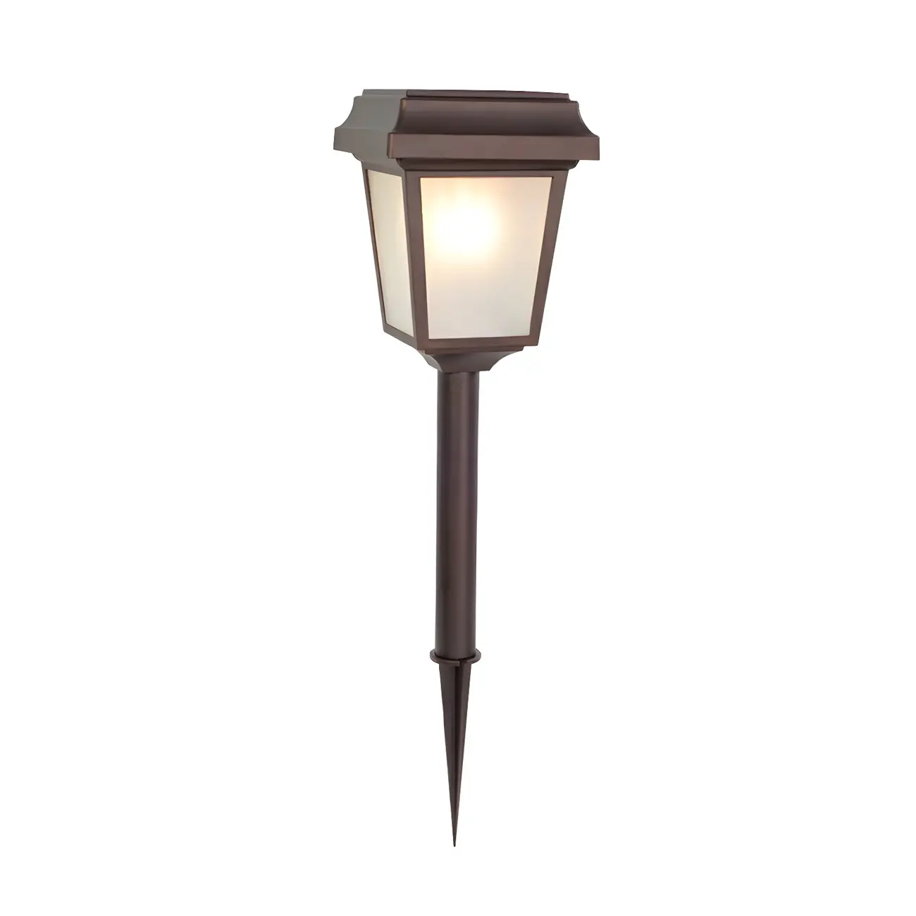 Trapezoidal Stake Metal Solar Landscape Lighting Image - 5 | homeyfad