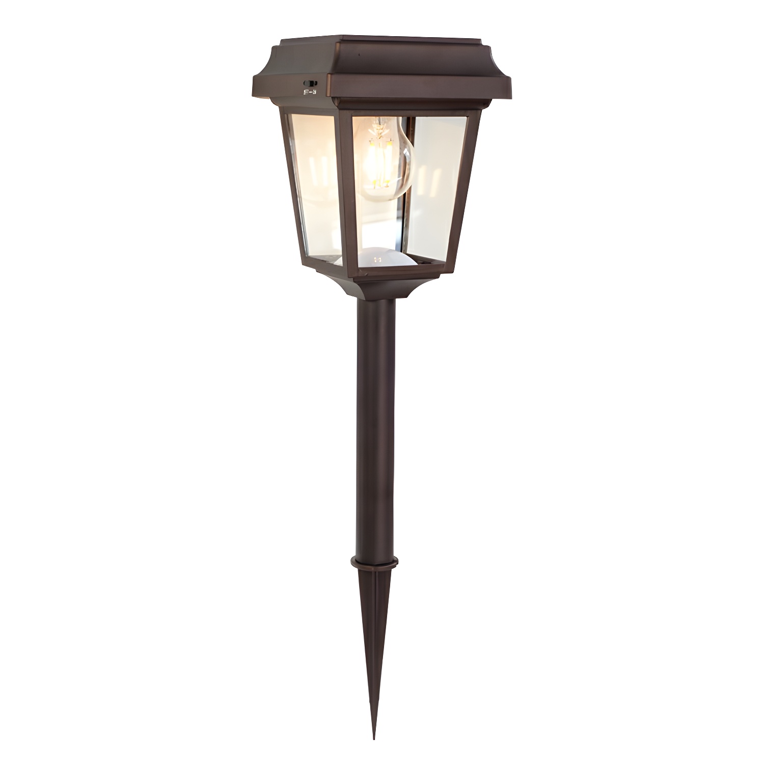 Trapezoidal Stake Metal Solar Landscape Lighting | homeyfad