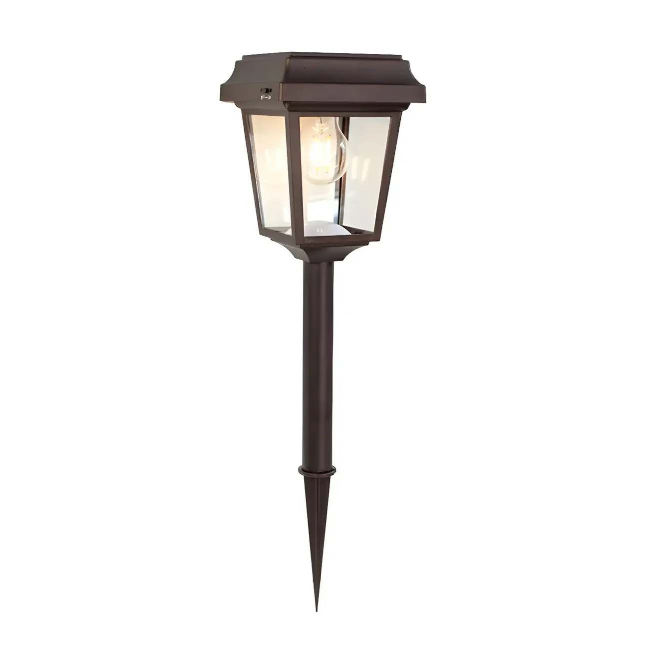Trapezoidal Stake Metal Solar Landscape Lighting Image - 6