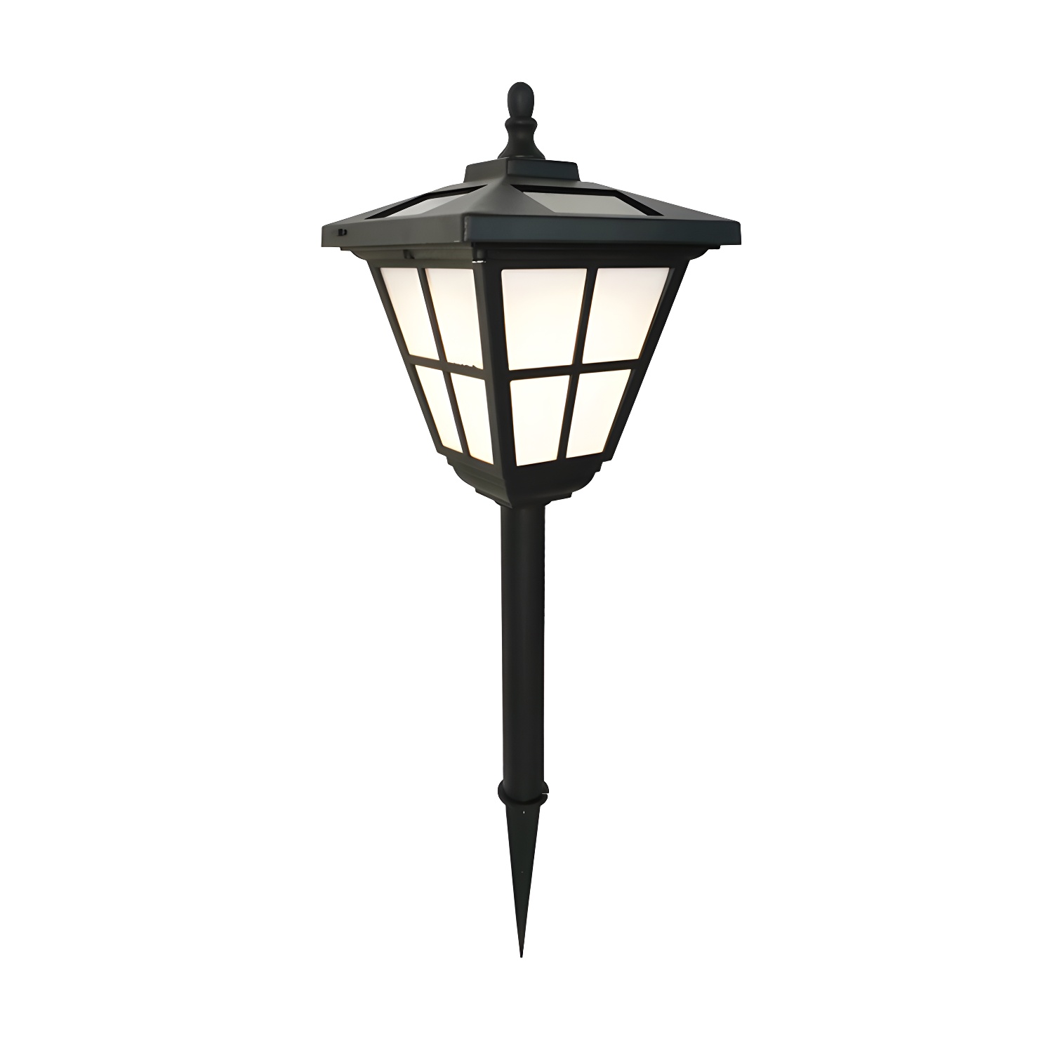Classic Trapezoid Pane Solar Landscape Lighting | homeyfad