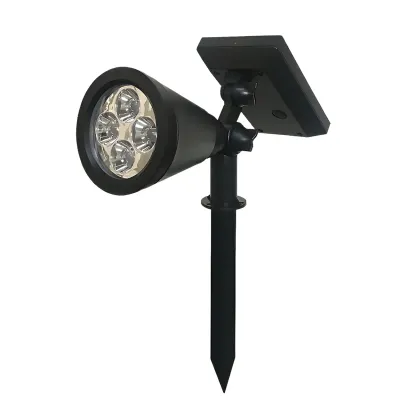 Modern Solar Sleek Cone Landscape Lighting Image - 6