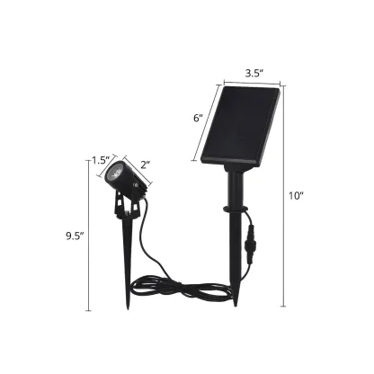 Modern Solar Spike Spotlight Landscape Lighting #size