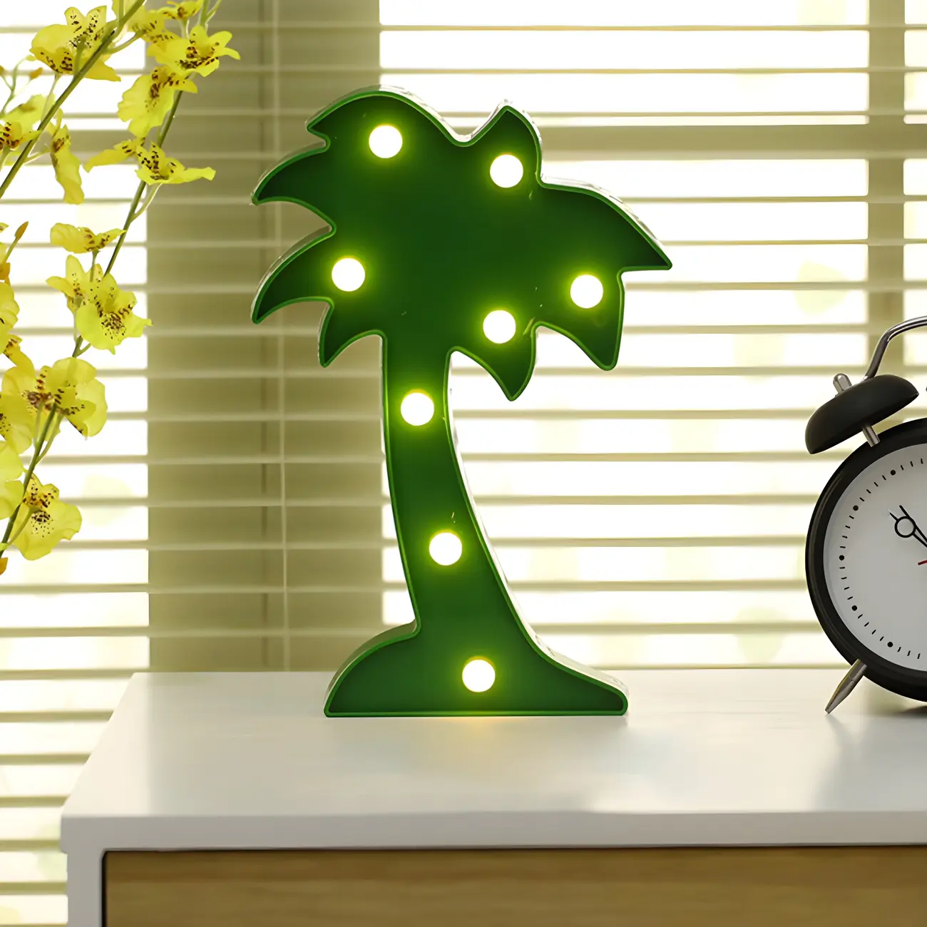 Lively Colorful Plastic LED Shapes Battery Night Light Image - 2 | homeyfad