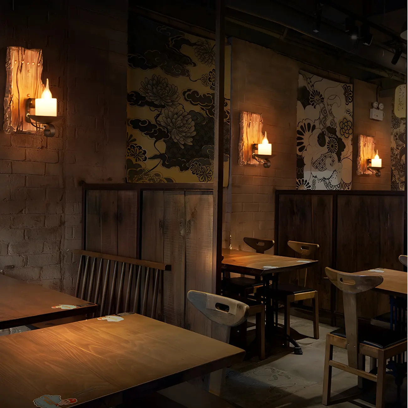 Rustic Wood Wall Sconce Lantern Country Corridor Light Image - 8 | homeyfad