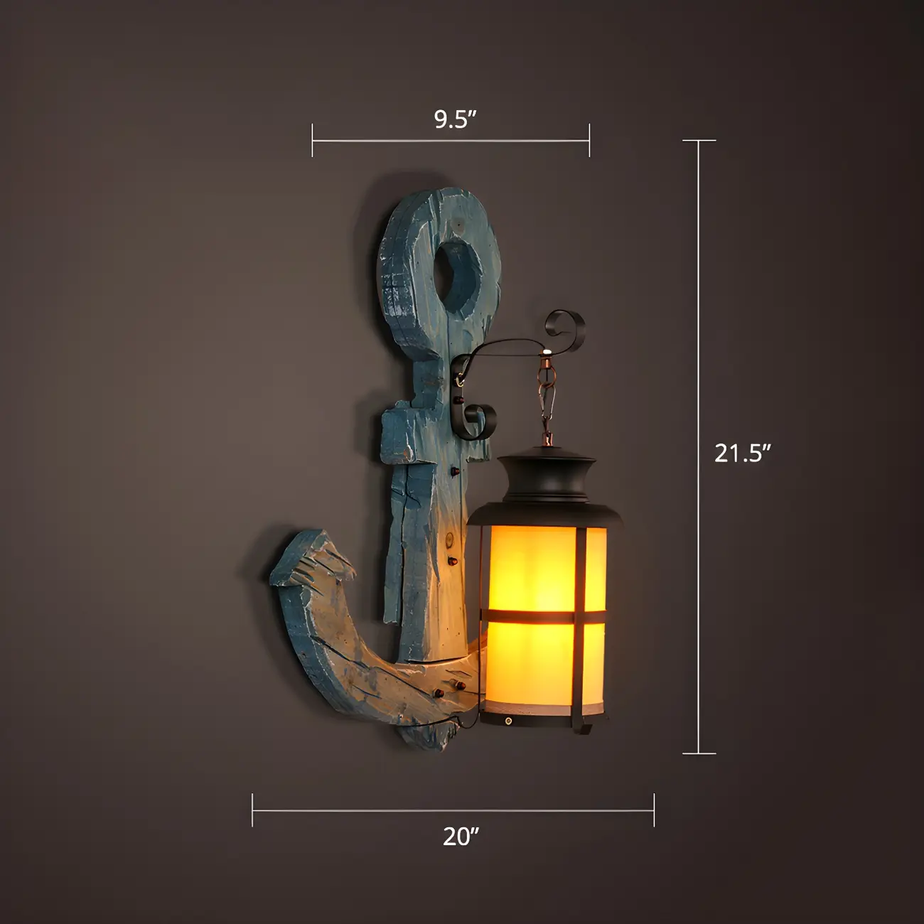 Rustic Distressed Wood & Glass Wall Sconce for Indoor  Image - 46 | homeyfad