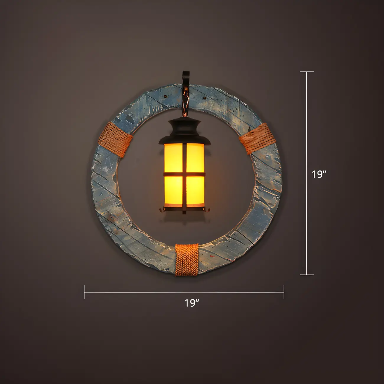 Rustic Distressed Wood & Glass Wall Sconce for Indoor  Image - 47 | homeyfad