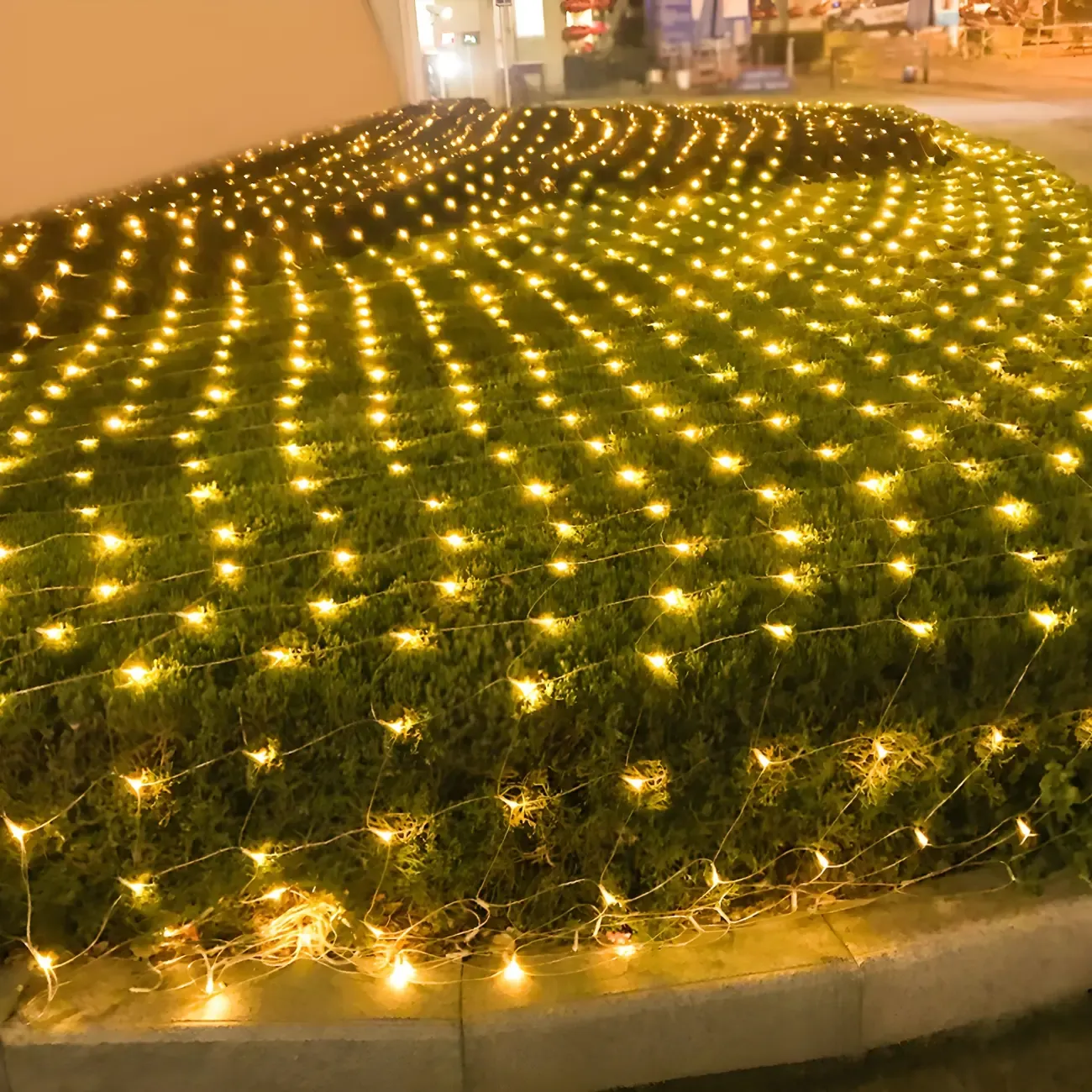 9.8ft Contemporary Fishnet Solar String Light Image - 1