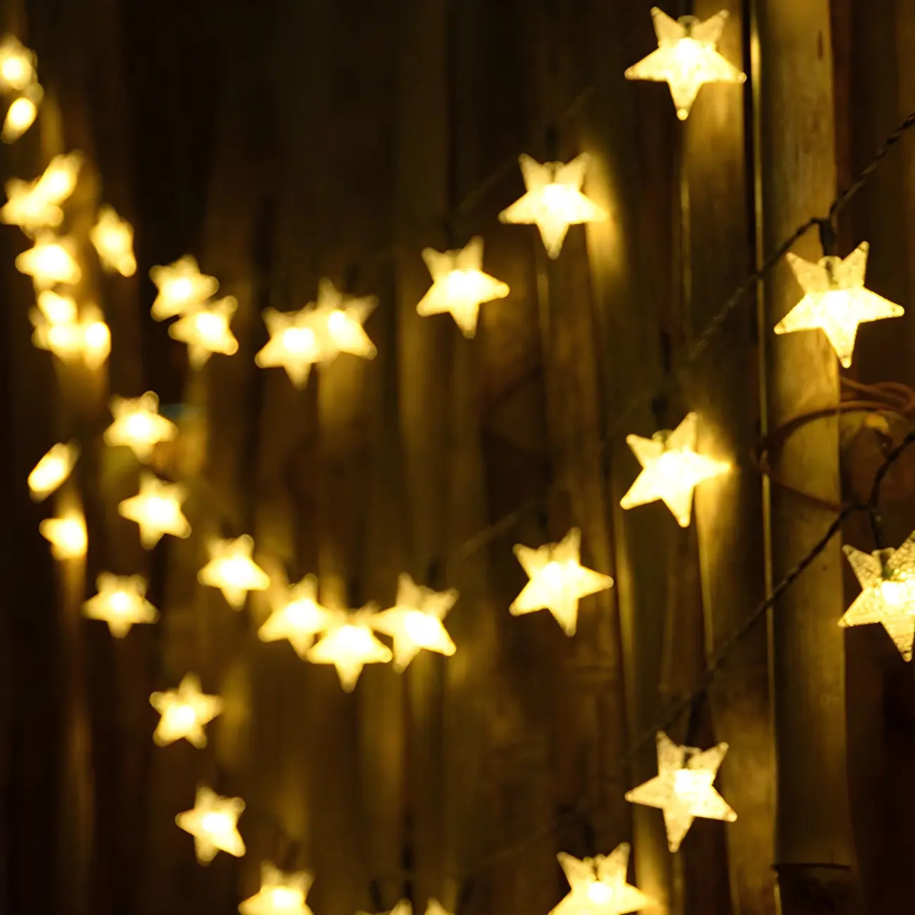 Star-Shaped LED Acrylic String Lights for Decor Image - 1 | homeyfad