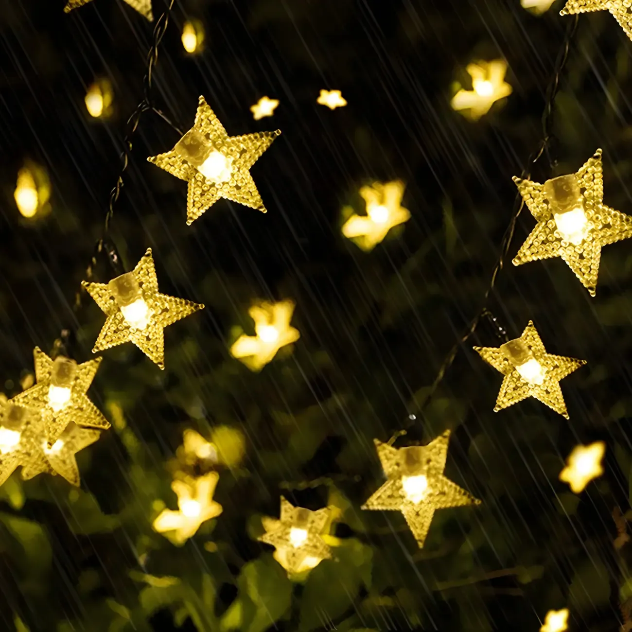 Star-Shaped LED Acrylic String Lights for Decor Image - 3