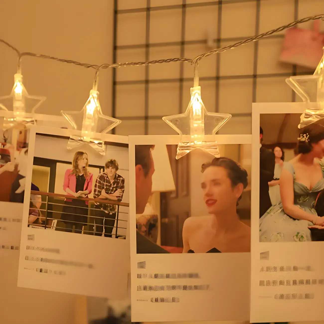 Creative Plastic Clear Photo Clip USB String Light Image - 1