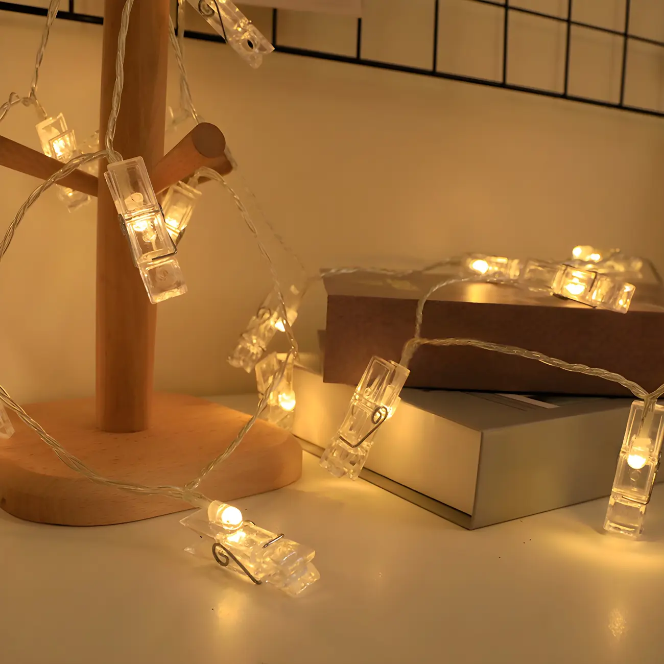 Creative Plastic Clear Photo Clip USB String Light Image - 3 | homeyfad