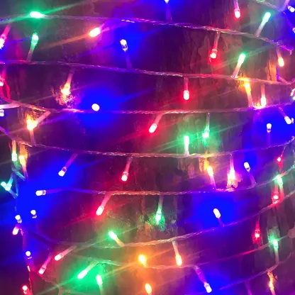 Colorful LED Bulbs Cozy Indoor String Light Image - 1