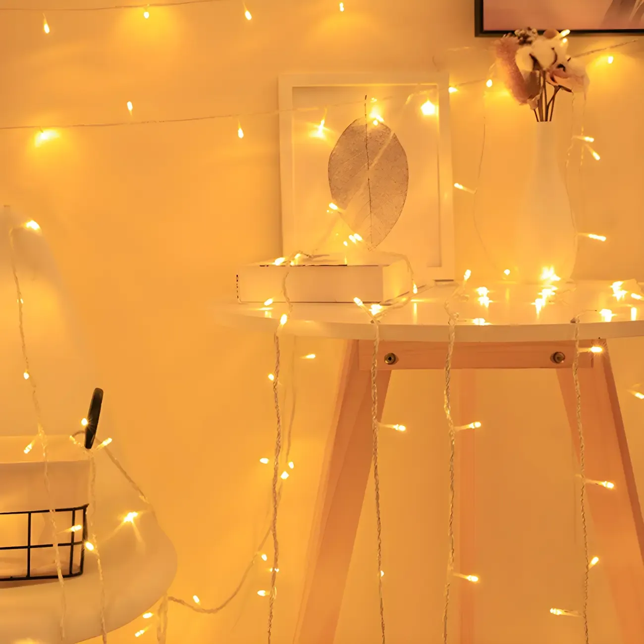 Colorful LED Bulbs Cozy Indoor String Light Image - 4