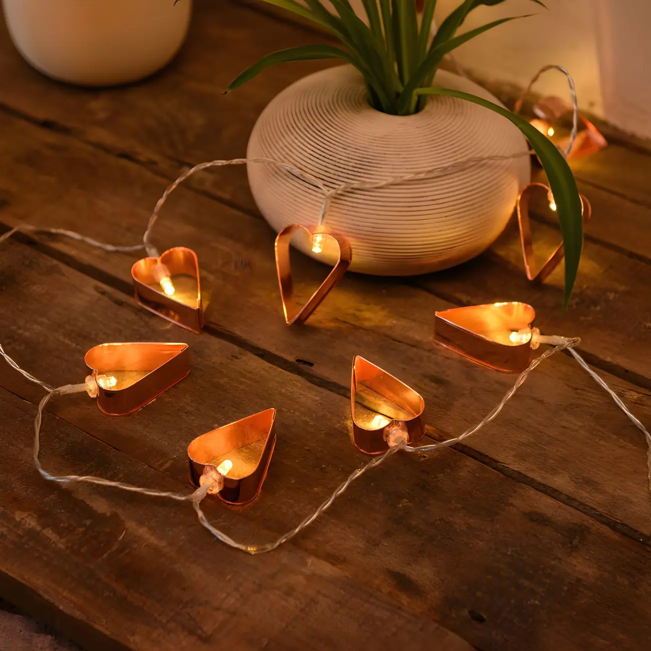 Silver Metal Festive Dreamy Shape String Light Image - 2 | homeyfad