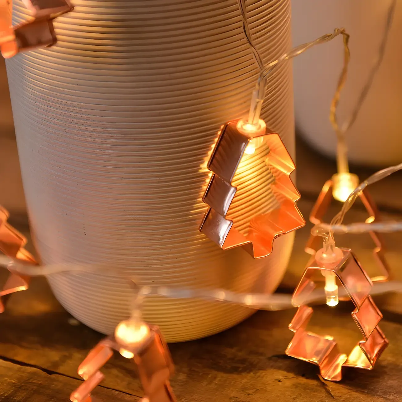 Silver Metal Festive Dreamy Shape String Light Image - 4