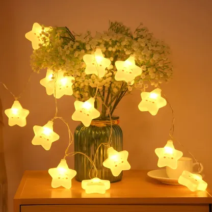 Cute Star Battery LED Charming String Light Image - 1
