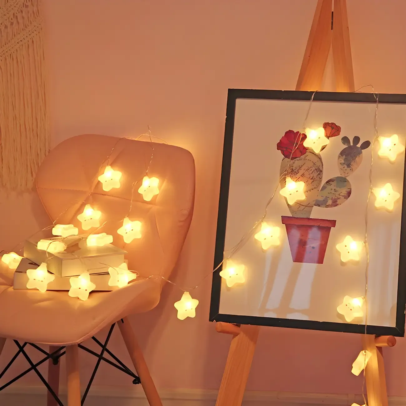 Cute Star Battery LED Charming String Light Image - 3