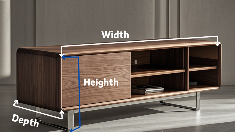  dimensions of the TV stand 