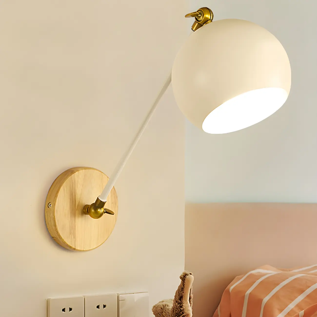 Modern Black Adjustable LED Wall Sconce Fixture | homeyfad