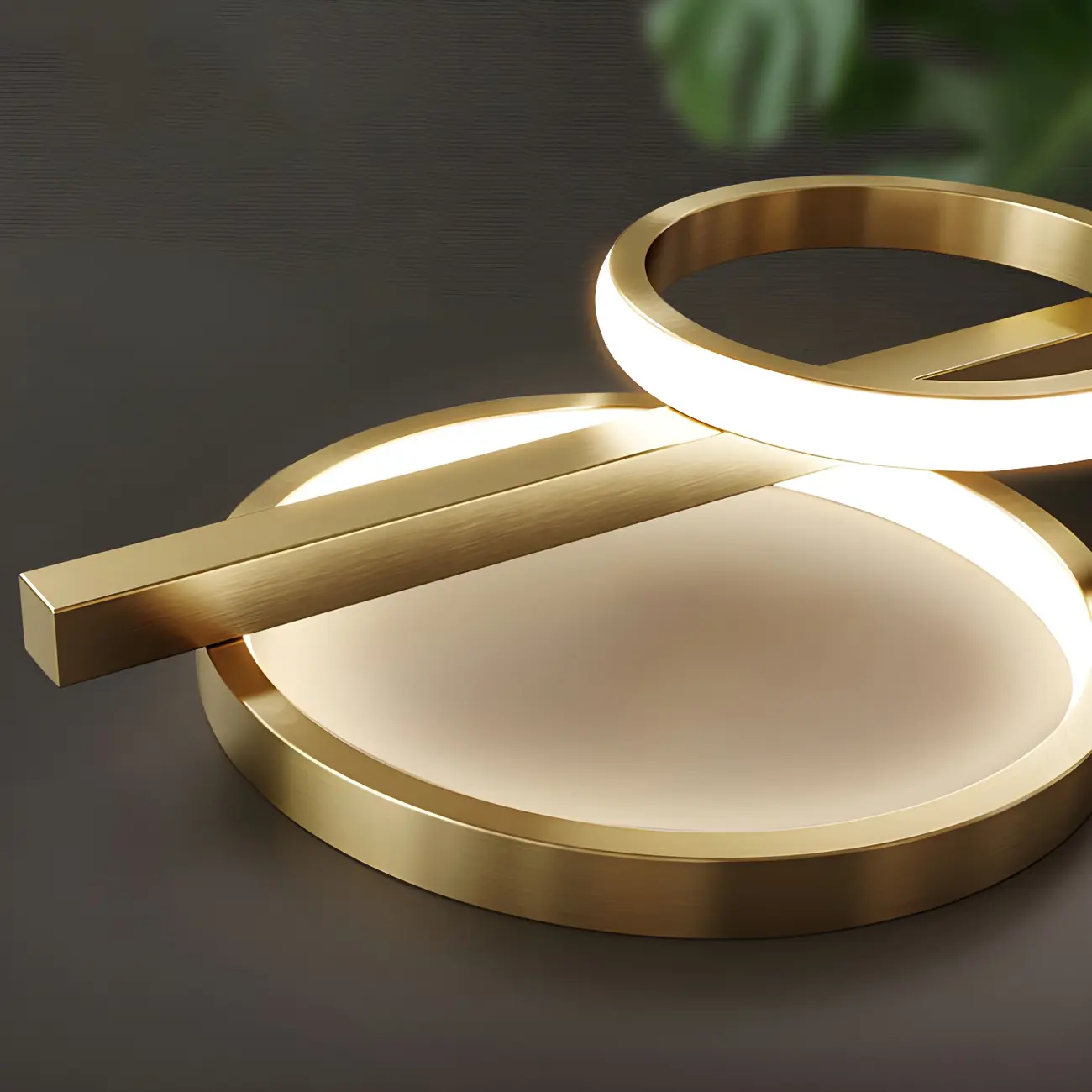 Modern Glass Gold Multi-Light Island Pendant Light Image - 13 | homeyfad