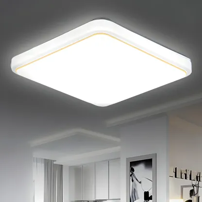 Modern Square Dimmable LED Acrylic Flush Mount Ceiling Light