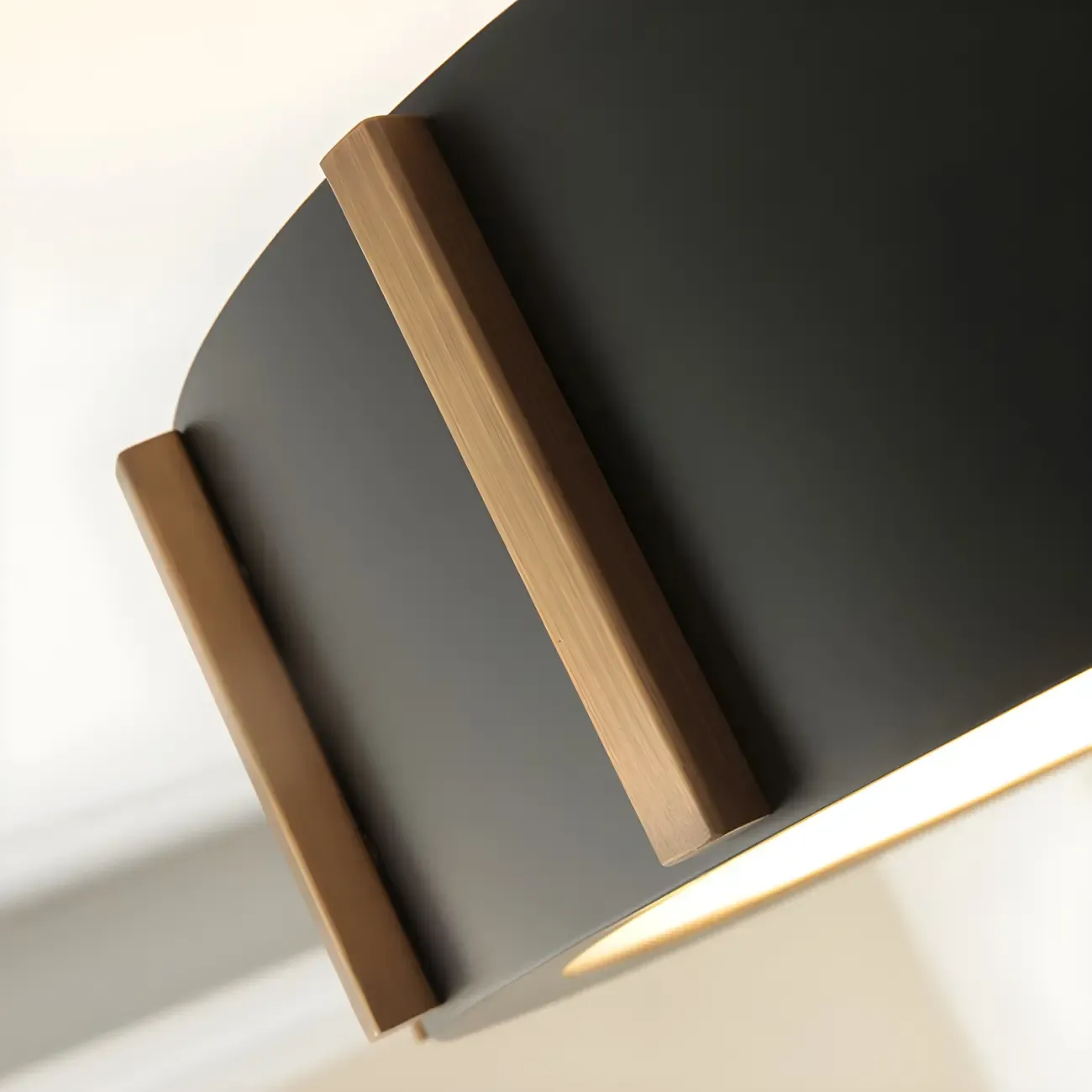 Rustic LED Semi Flush Ceiling Light for Living Room Image - 6