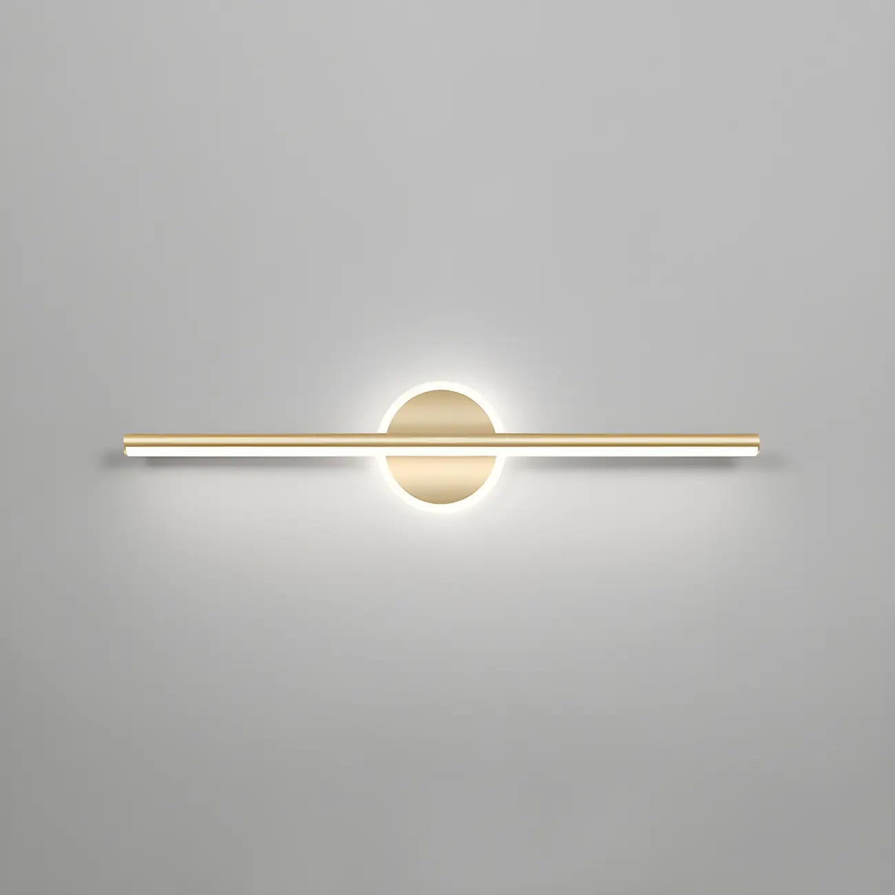 Linear Modern Vanity Light with Geometric Gold Design Image - 17 | homeyfad