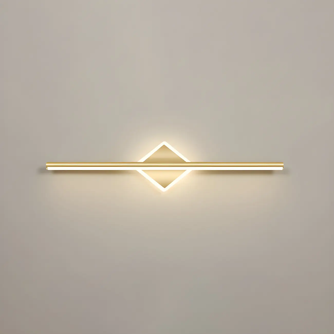 Linear Modern Vanity Light with Geometric Gold Design Image - 31 | homeyfad