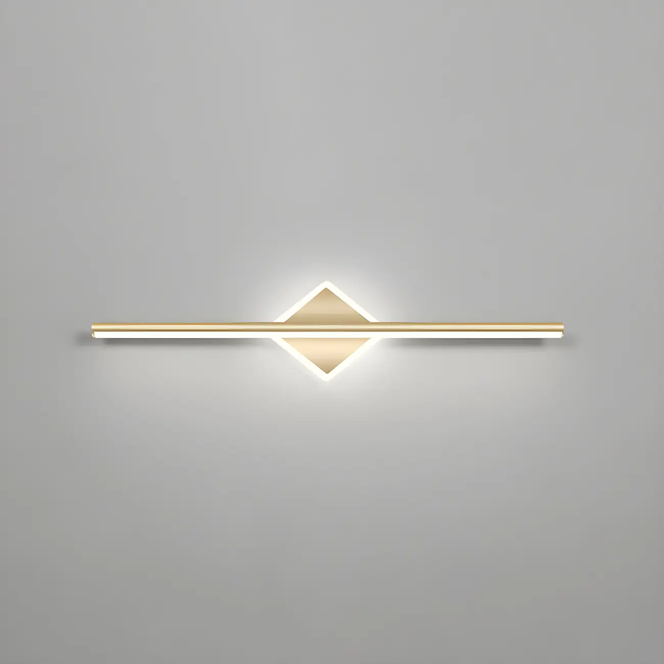 Linear Modern Vanity Light with Geometric Gold Design Image - 32 | homeyfad