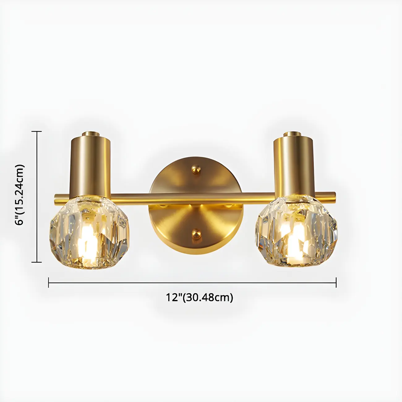 Durable Copper Globe Vanity Lights with Wall Mount for Bathroom Image - 9 | homeyfad