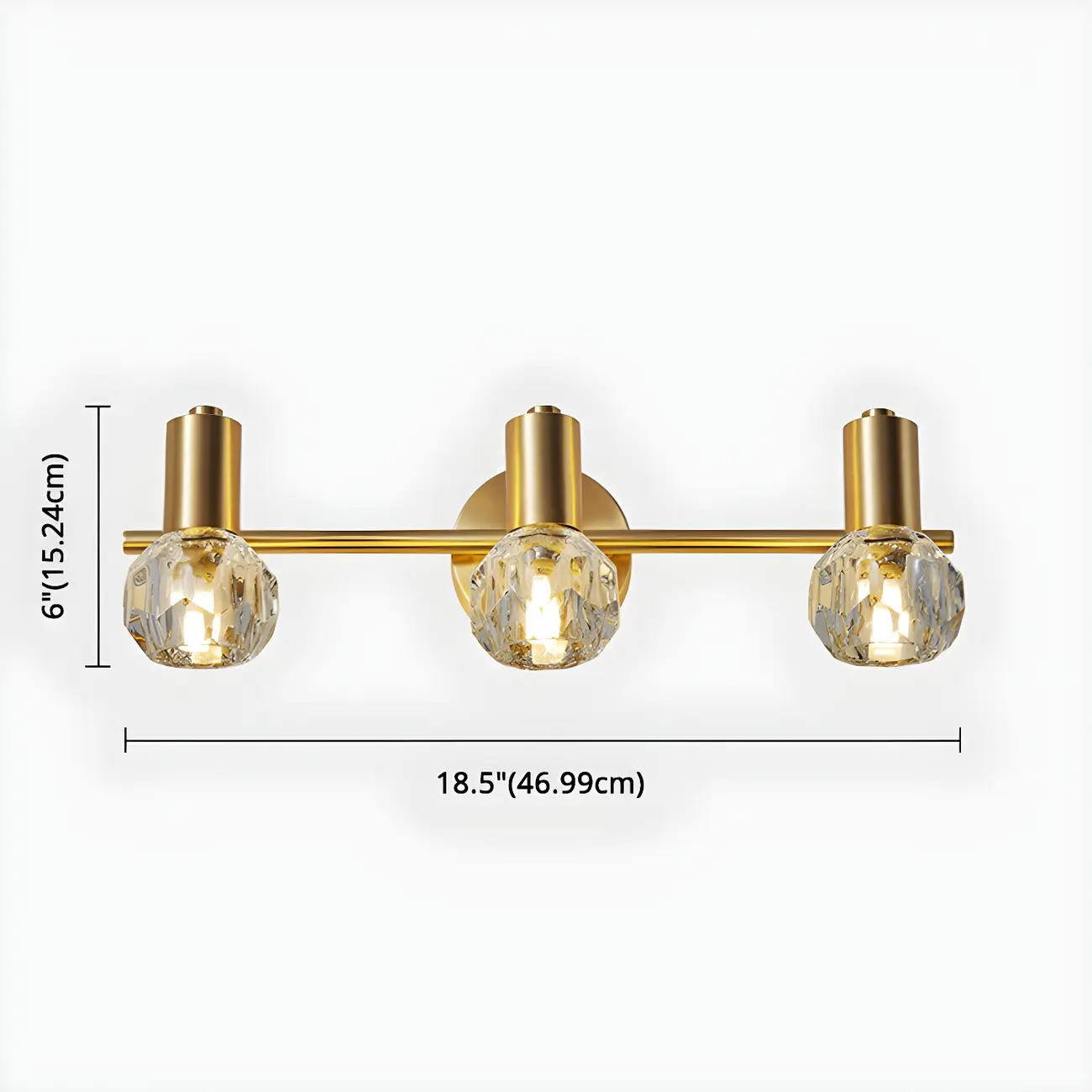 Durable Copper Globe Vanity Lights with Wall Mount for Bathroom Image - 10 | homeyfad