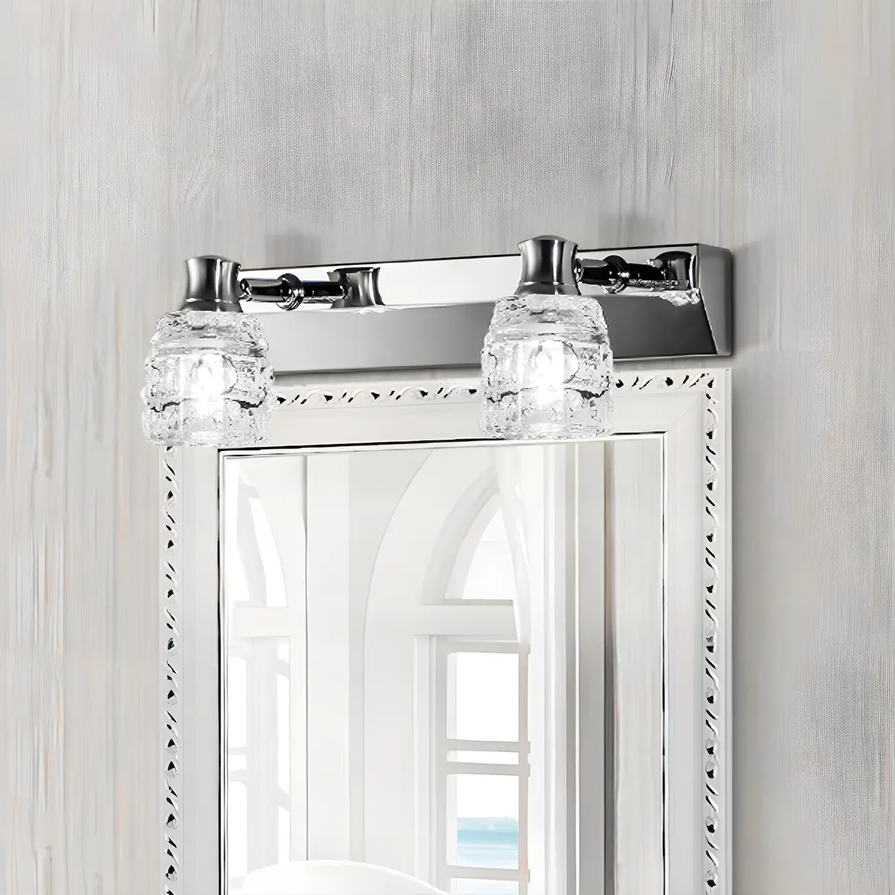 Crystal Retro Vanity Light Elegance for Bathroom Wall Image - 8 | homeyfad