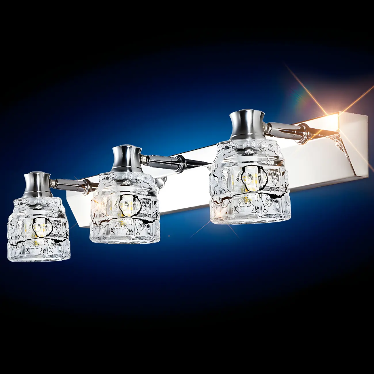 Crystal Retro Vanity Light Elegance for Bathroom Wall Image - 9 | homeyfad