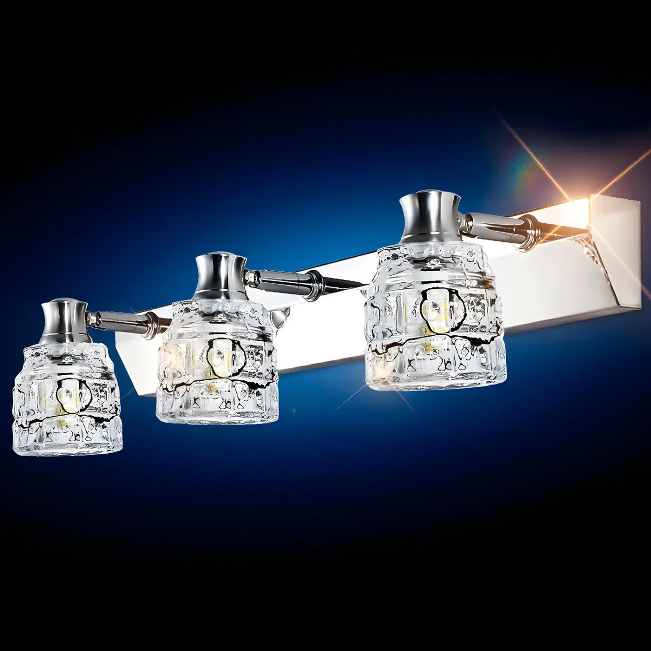 Crystal Retro Vanity Light Elegance for Bathroom Wall Image - 9