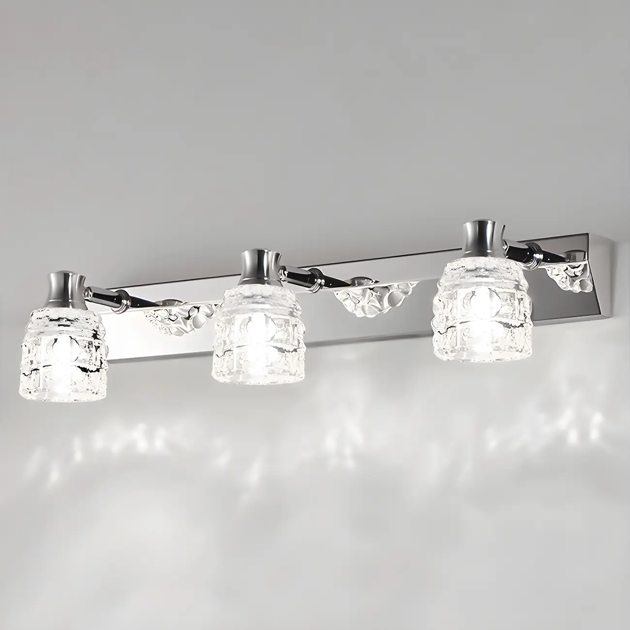 Crystal Retro Vanity Light Elegance for Bathroom Wall Image - 4 | homeyfad