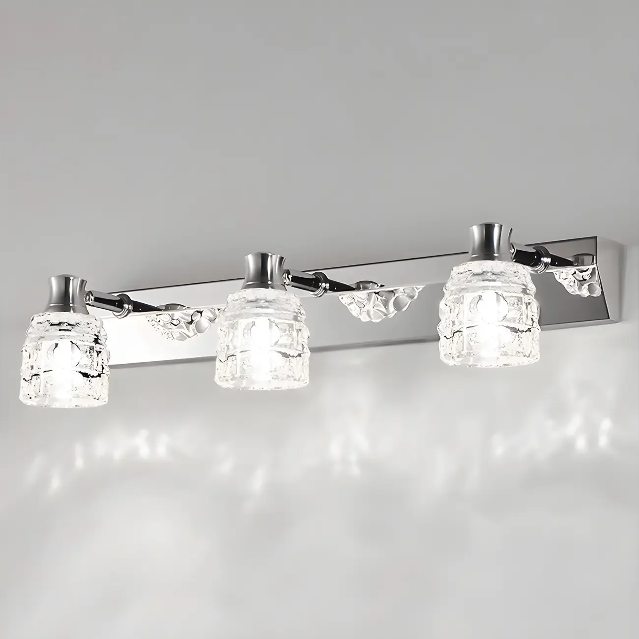 Crystal Retro Vanity Light Elegance for Bathroom Wall - HomeyFad