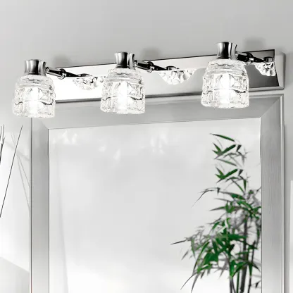 Crystal Retro Vanity Light Elegance for Bathroom Wall Image - 2