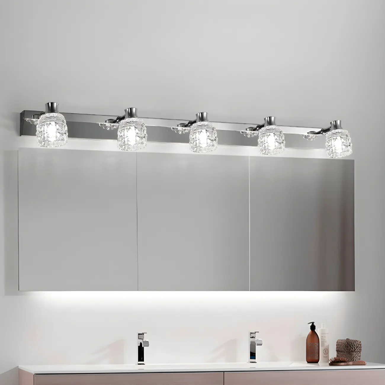 Crystal Retro Vanity Light Elegance for Bathroom Wall Image - 10 | homeyfad