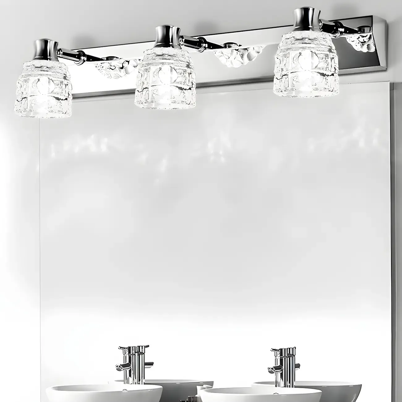 Crystal Retro Vanity Light Elegance for Bathroom Wall Image - 11
