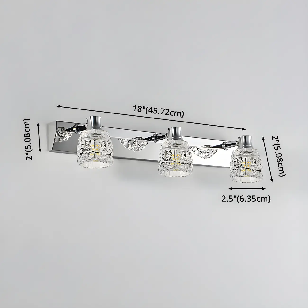 Crystal Retro Vanity Light Elegance for Bathroom Wall Image - 12 | homeyfad