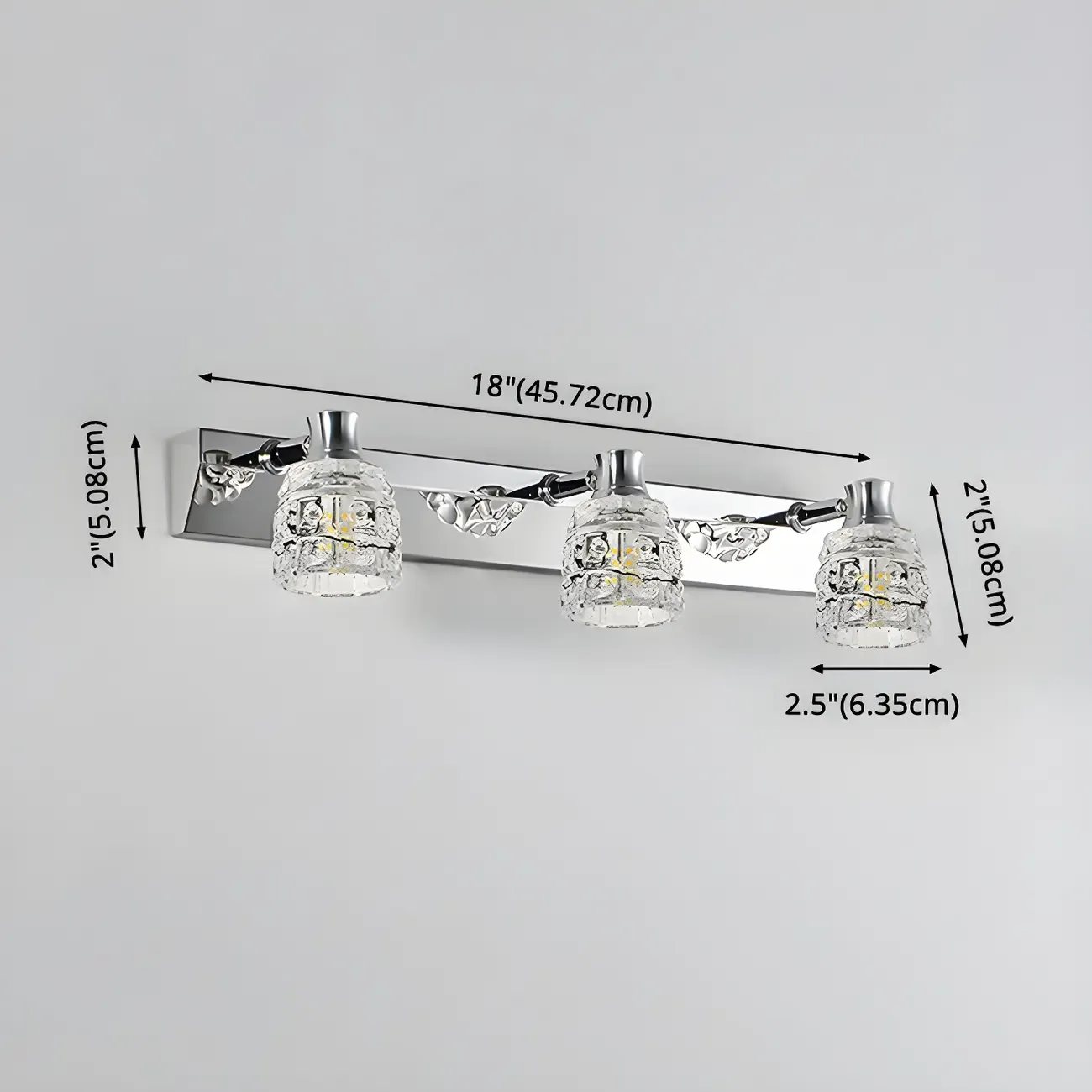 Crystal Retro Vanity Light Elegance for Bathroom Wall Image - 12