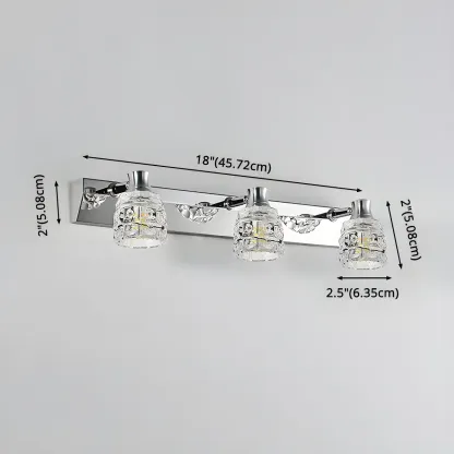 Crystal Retro Vanity Light Elegance for Bathroom Wall Image - 12